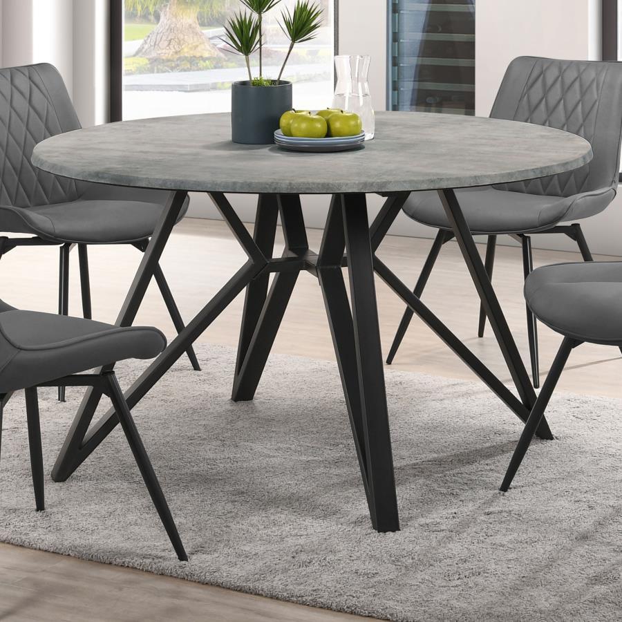 Neil - Dining Table - Gray