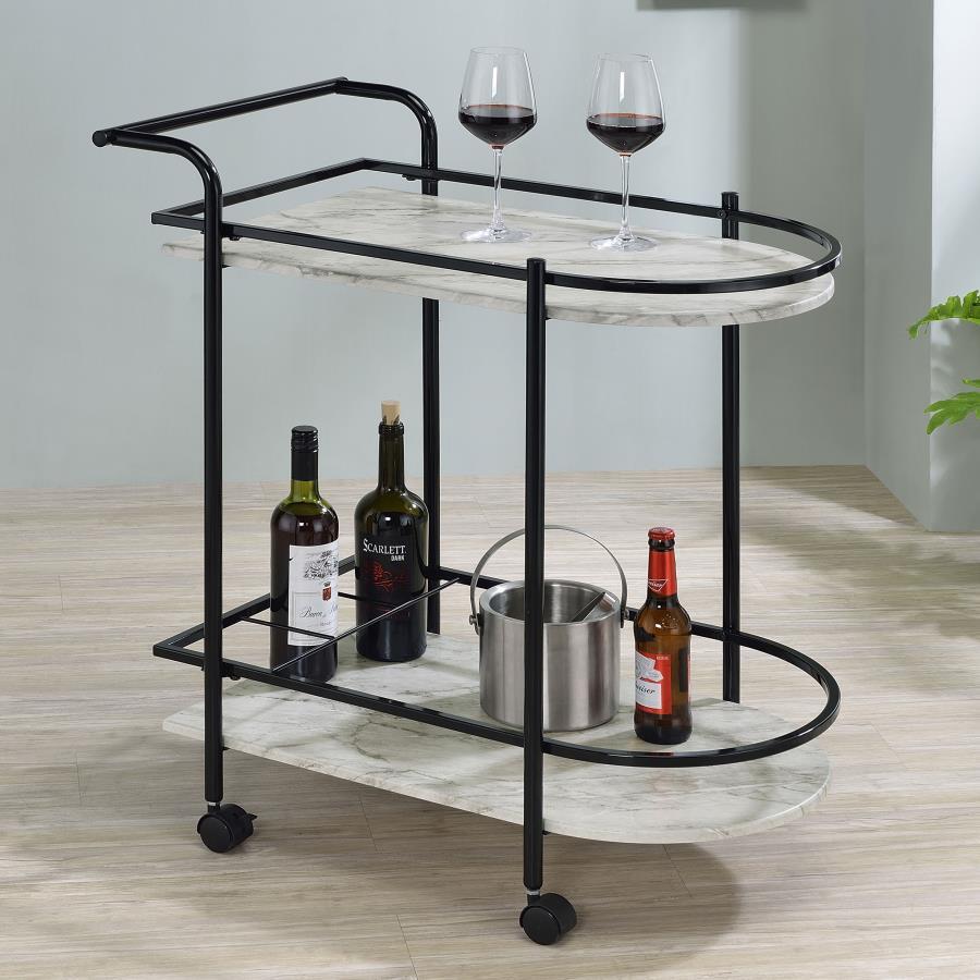 Desiree - Serving Cart - White