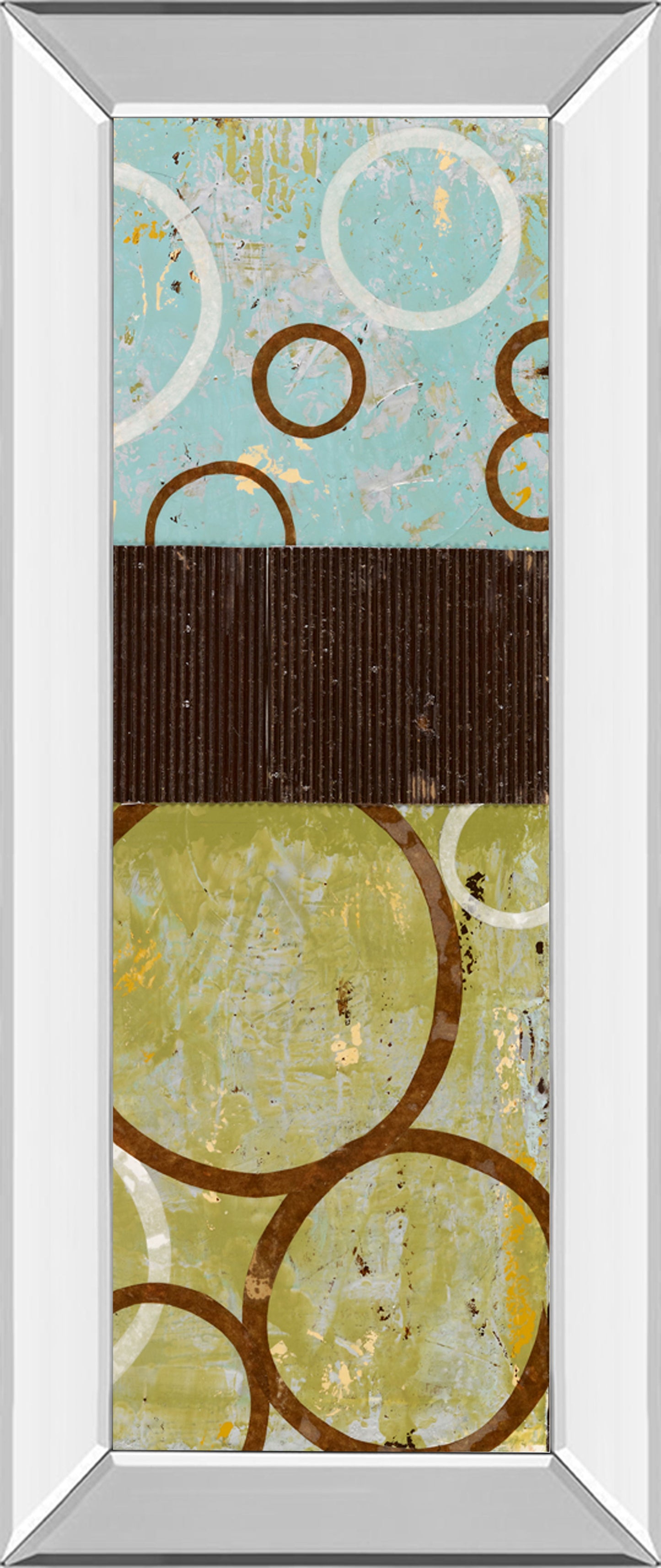 Sun Flower II By Natalie Avondet 18 x 42 Wall Art - Dark Brown