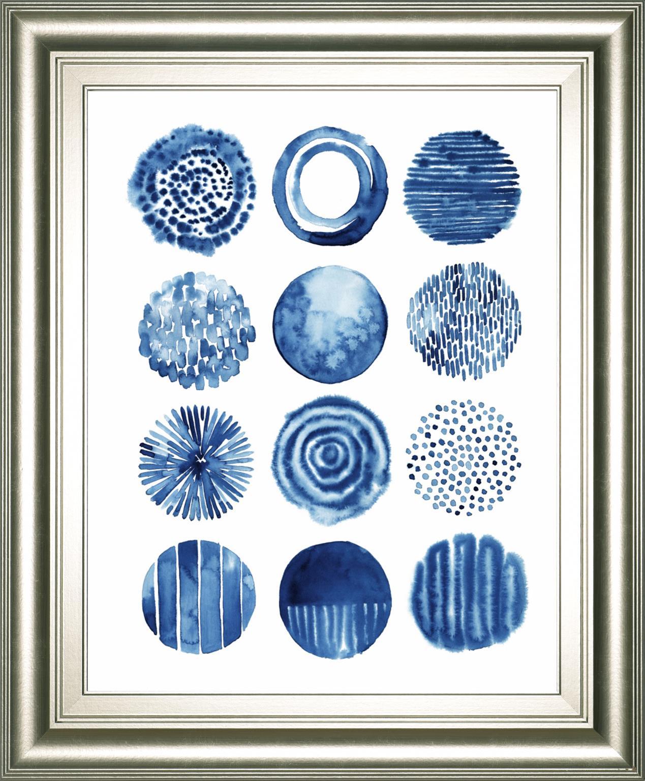 Differing Drops II By Grace Popp 22x26 - Blue