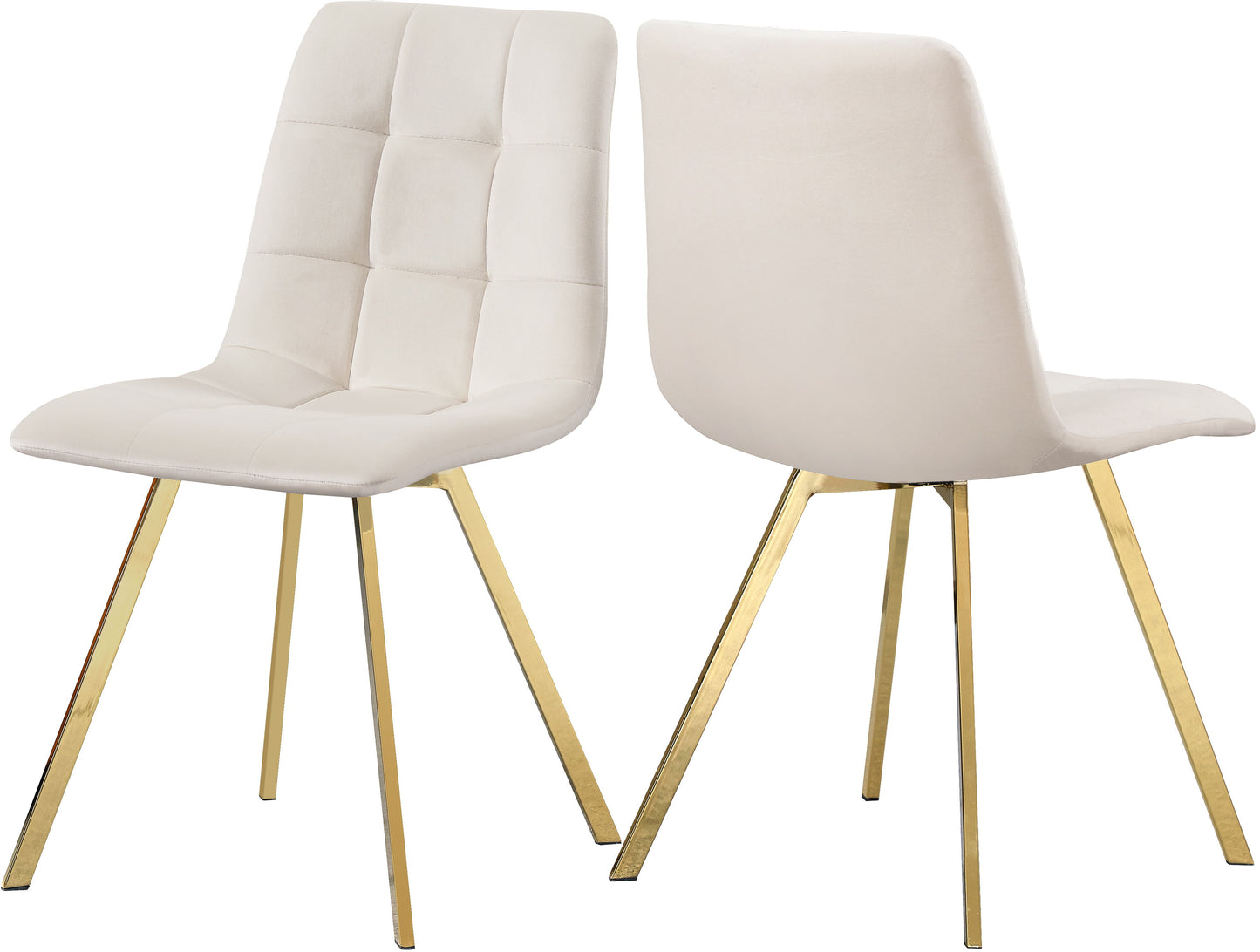 Annie - Dining Chair with Gold Legs (Set of 2)