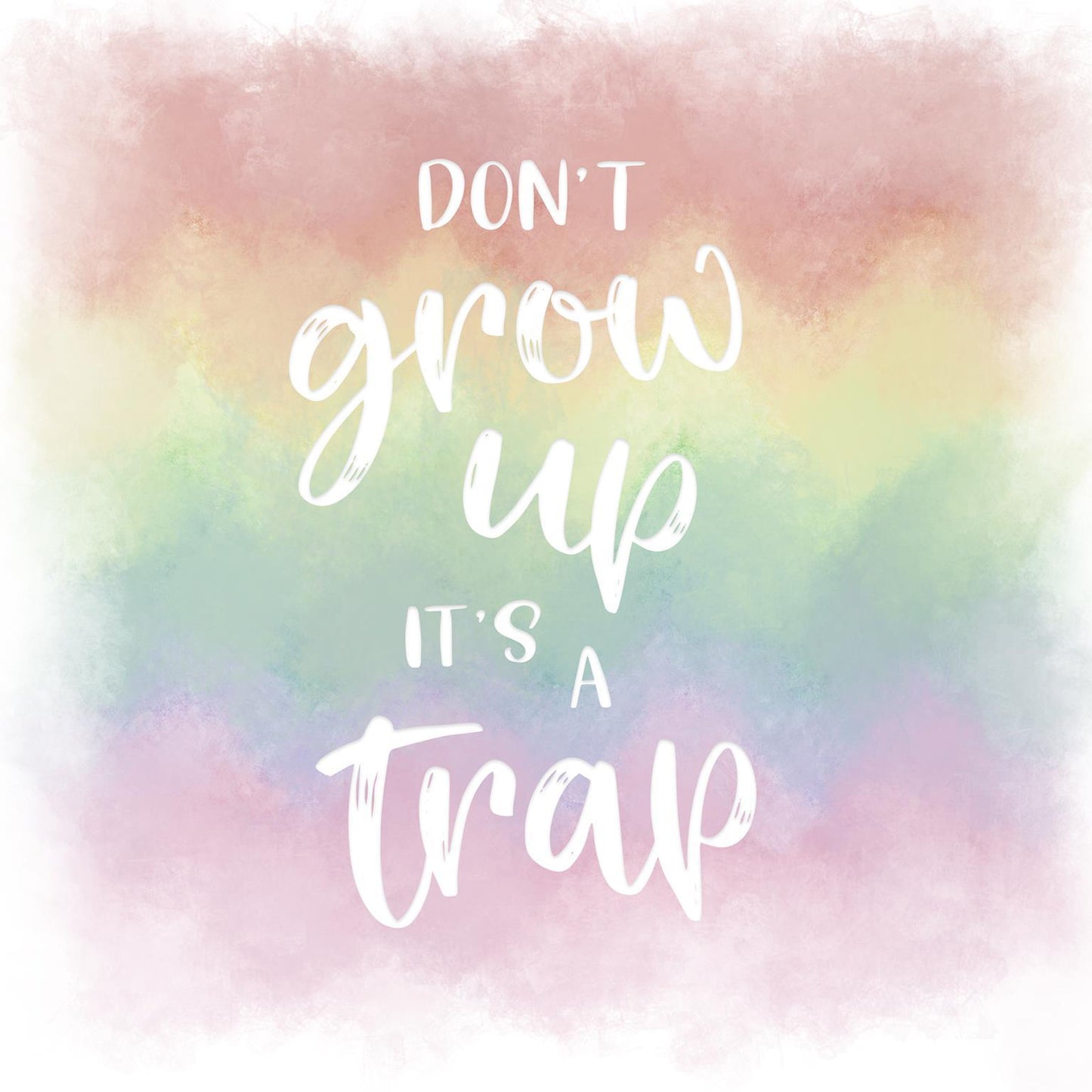 Don't Grow Up By Natalie Carpentieri - White