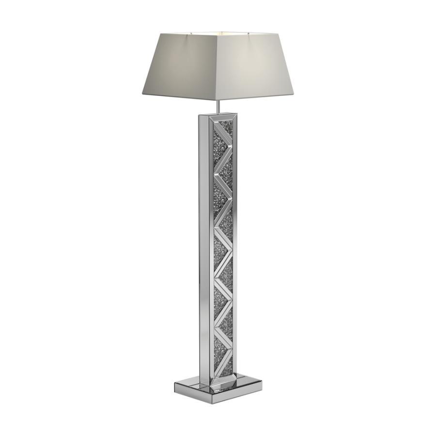 Carmen - Base Floor Lamp - Pearl Silver