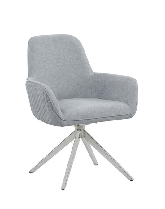 Abby - Side Chair - Pearl Silver