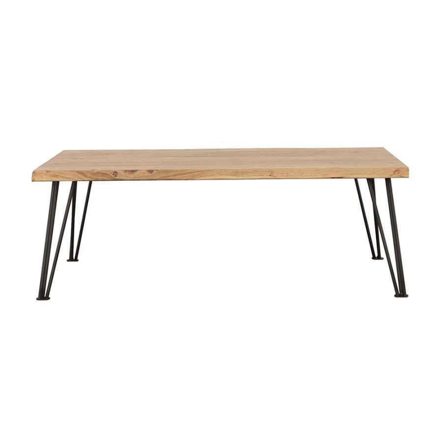 Zander - Coffee Table With Hairpin - Legs - Light Brown