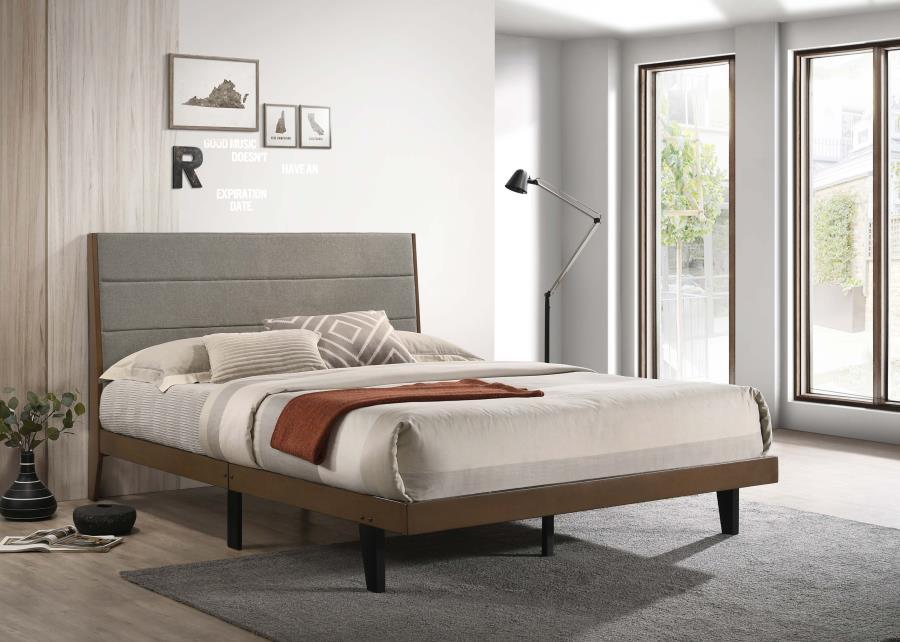 Mays - Queen Bed - Brown