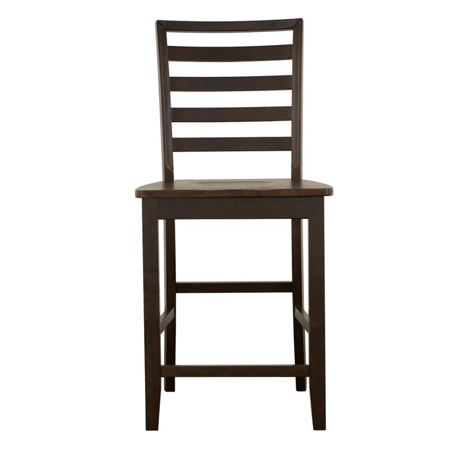 Sanford - Counter Stool (Set of 2) - Brown