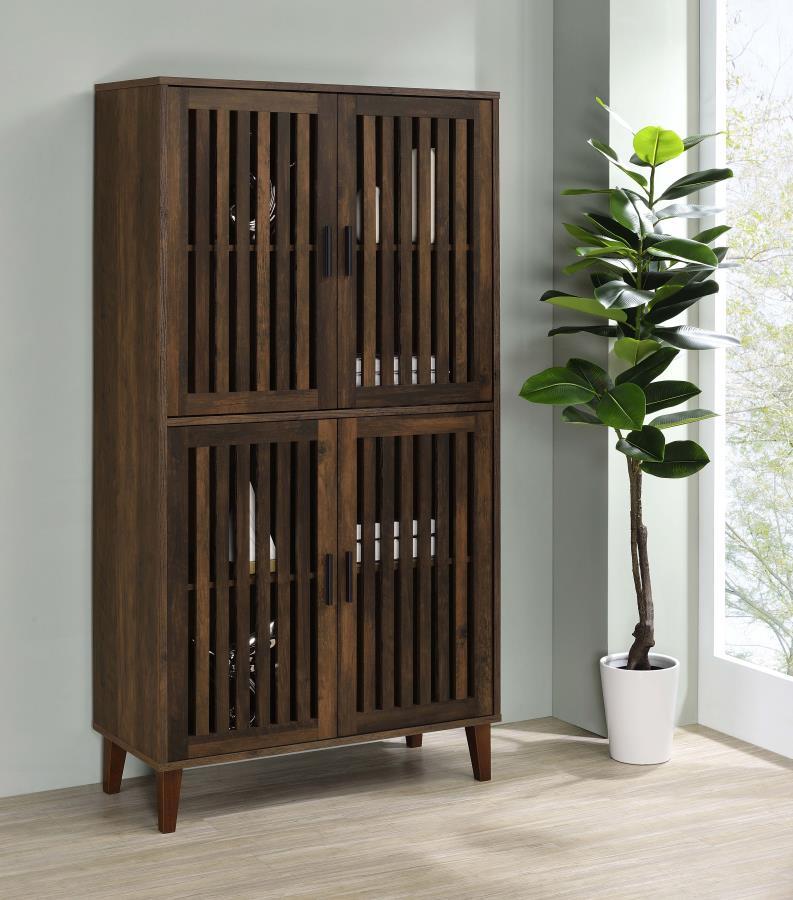 Wooden Accent Cabinet - Dark Pine