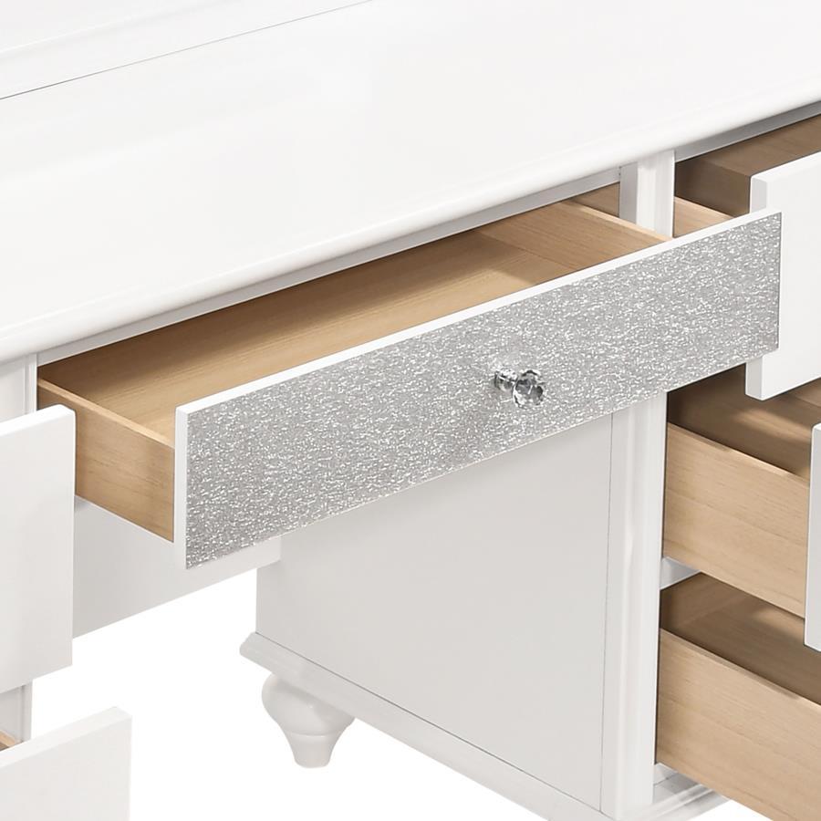 Barzini - Vanity Desk - White