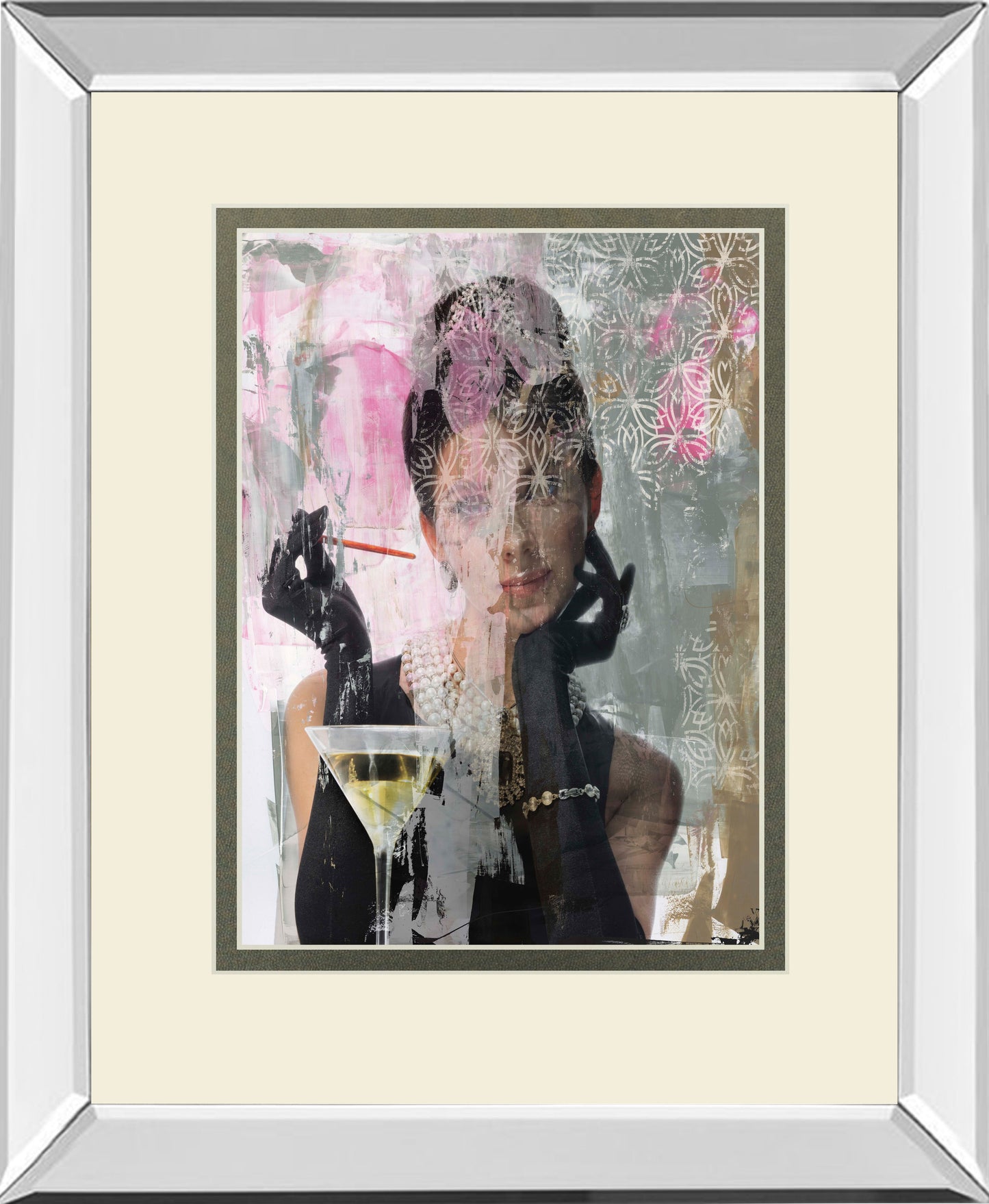 Lady Of Class By Amiee Wilson Mirrored Frame
