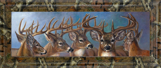 Five Bucks By Carolyn Mock - Print Wall Art - Drak Brown