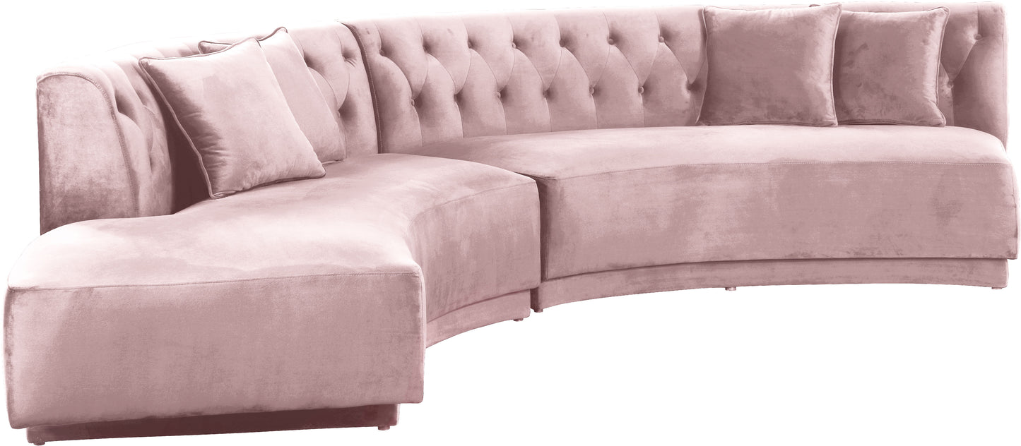 Barbie Velvet - 2 Piece Sectional