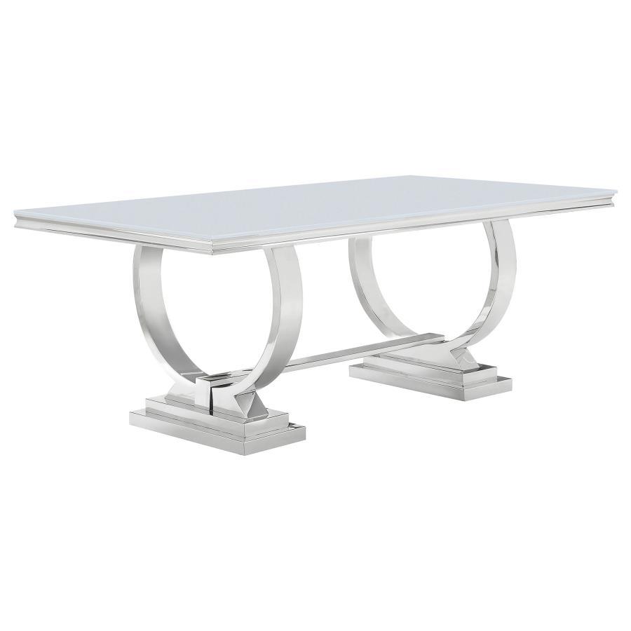 Antoine - Rectangle Dining Table - White