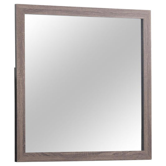 Brantford - Rectangle Dresser Mirror - Barrel Oak