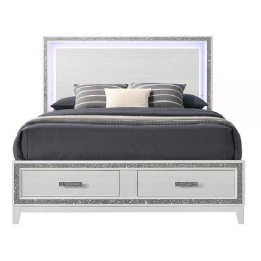 Haiden - Eastern King Bed - White