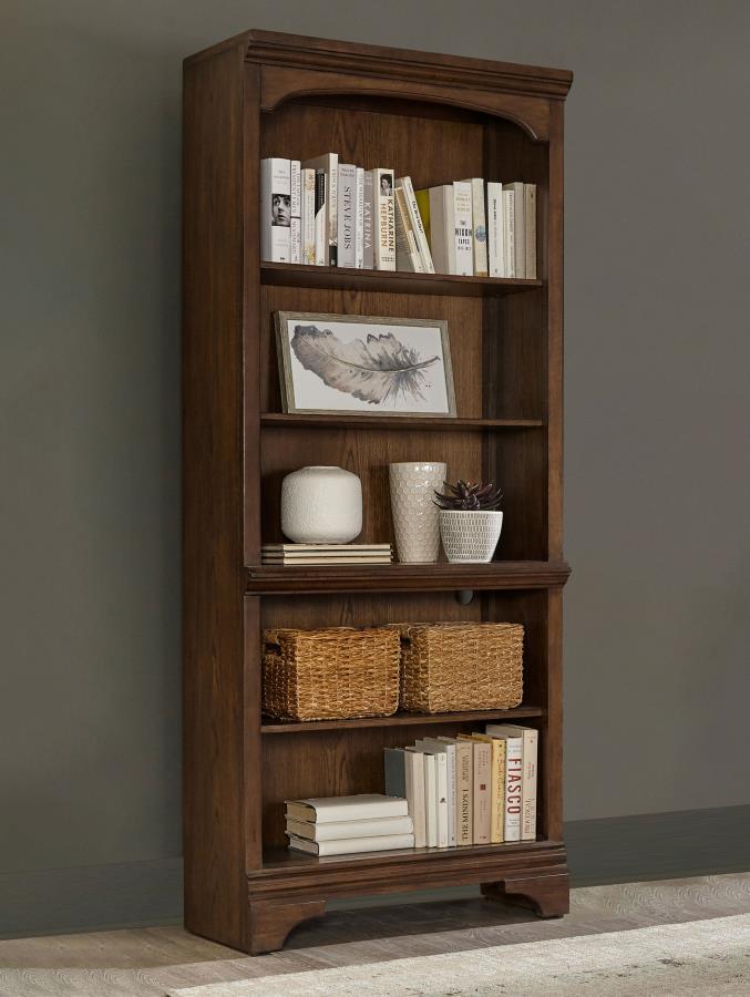 Hartshill - 5-Shelf Bookcase - Brown