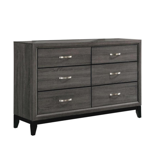 Watson 6-Drawer Dresser - Grey