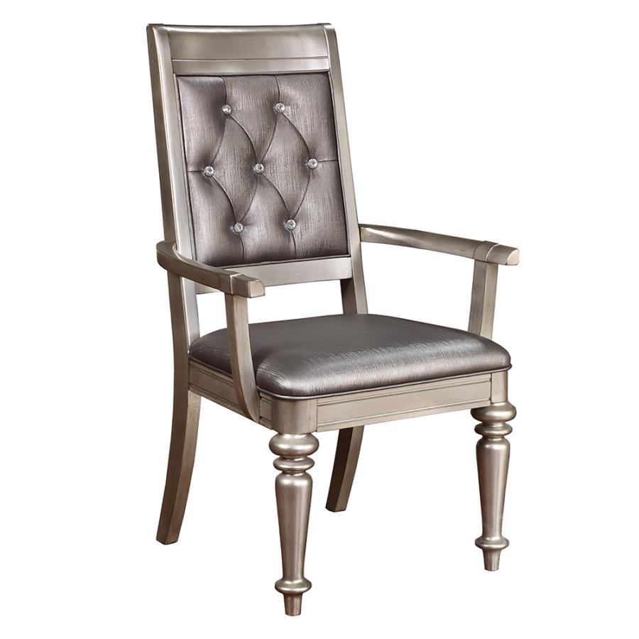 Danette - Arm Chair (Set of 2) - Silver