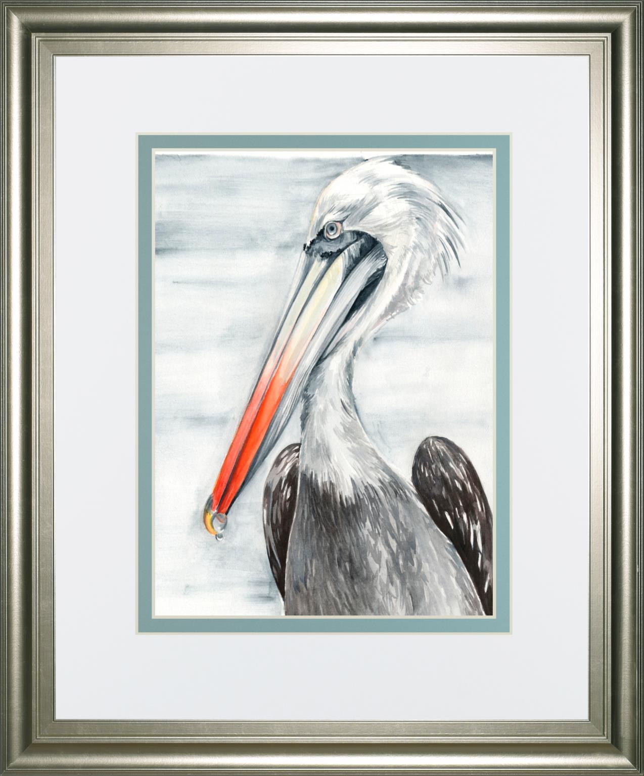 Grey Pelican II By Jennifer Paxton Parker 34x40 - Dark Gray