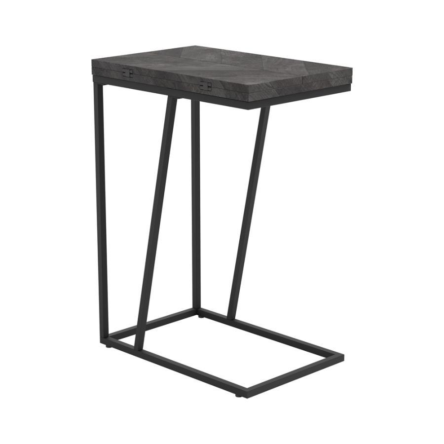 Coaster - Expandable Chevron Rectangular Accent Table