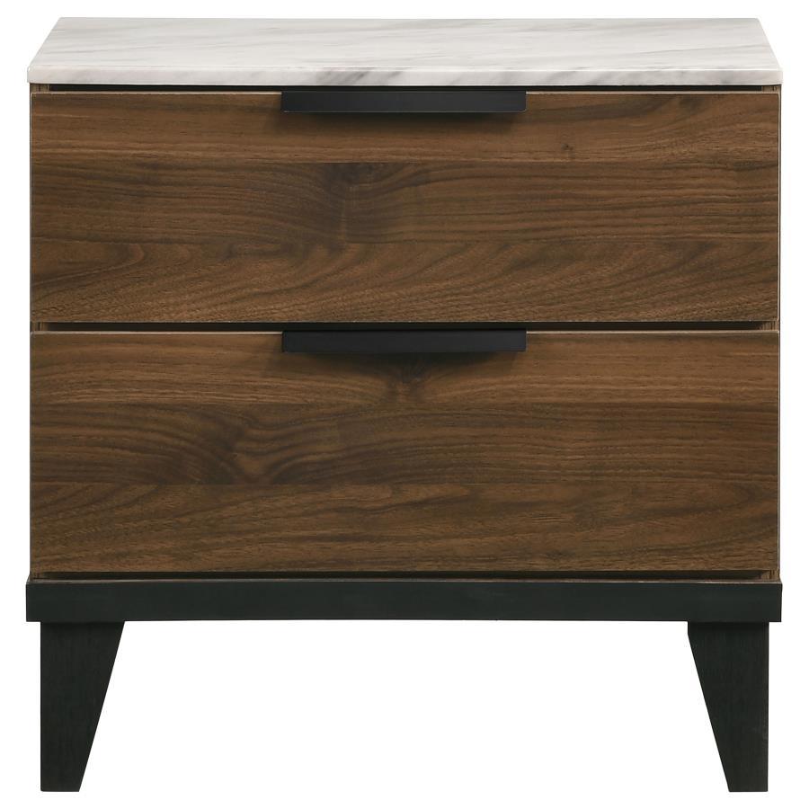 Mays 2-drawer Nightstand Walnut