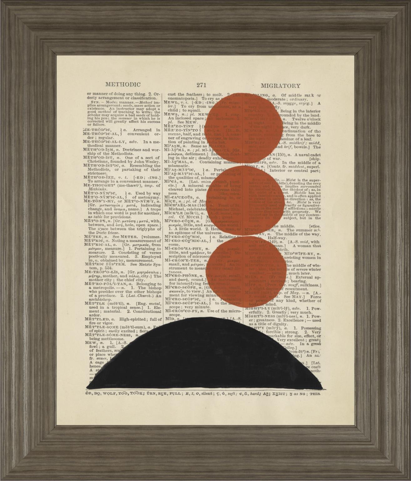 Modern Definition IX By Renee W. Stramel 22x26 - Red