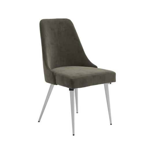 Cabianca - Curved Back Side Chair (Set of 2) - Gray