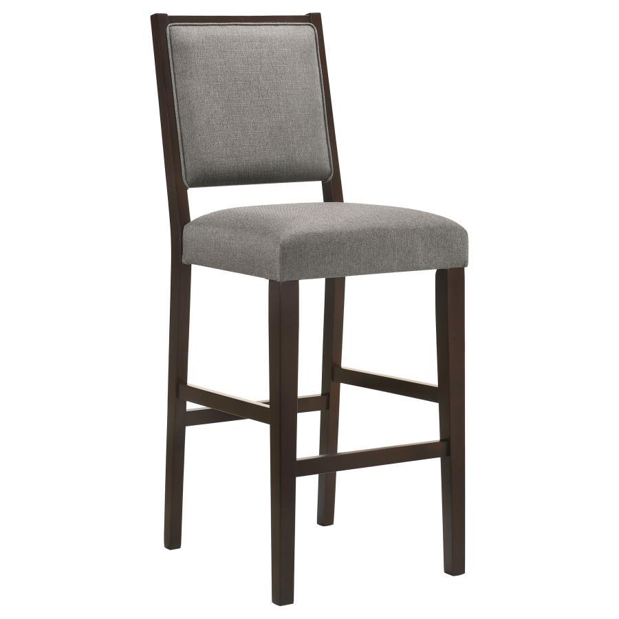 Bedford - Upholstered Bar Stool (Set of 2) - Gray