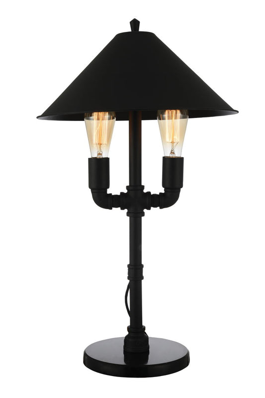 Coln - Table Lamp - Black Satin