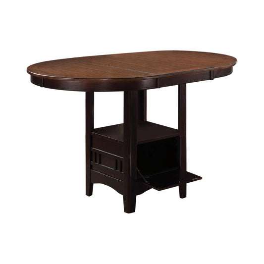 Lavon - Oval Counter Height Table - Brown