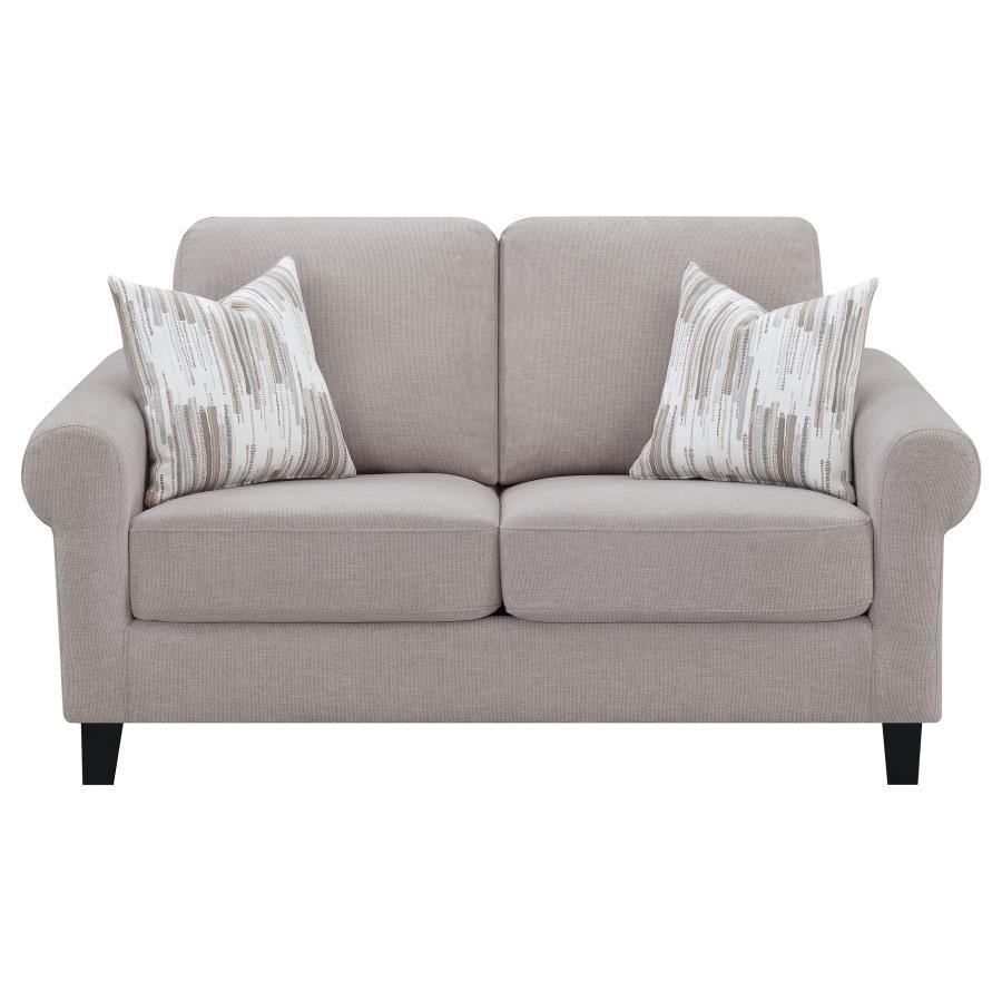 Nadine - Loveseat - Beige
