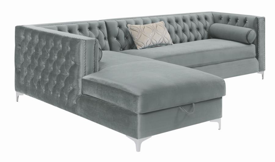 Bellaire - Button-tufted Upholstered Sectional