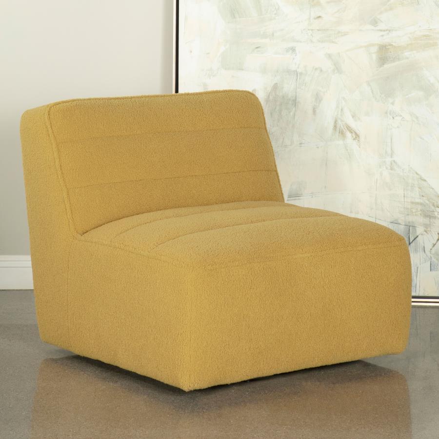 Cobie - Low-profile Accent Chair - Yellow