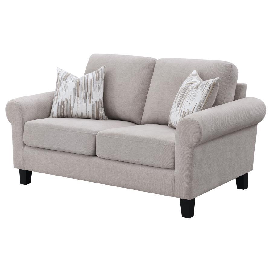 Nadine - Loveseat - Beige