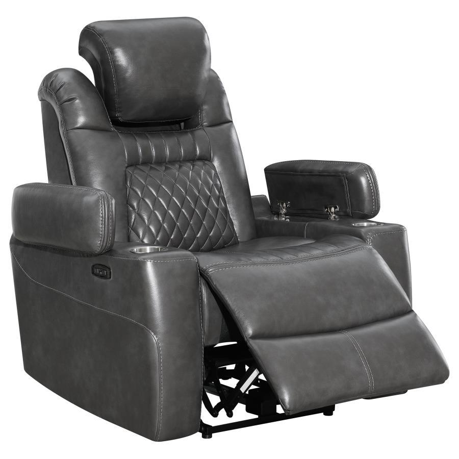 Korbach - Power Recliner - Gray