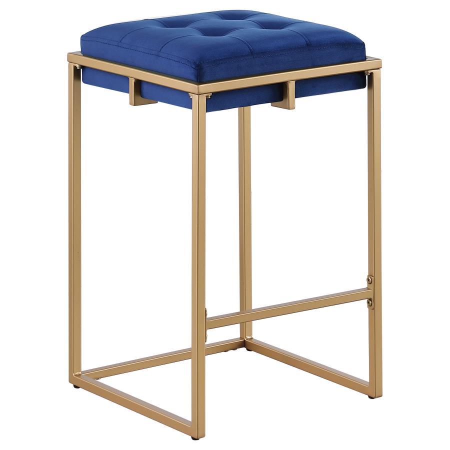 Nadia - Counter Height Stool (Set of 2) - Blue