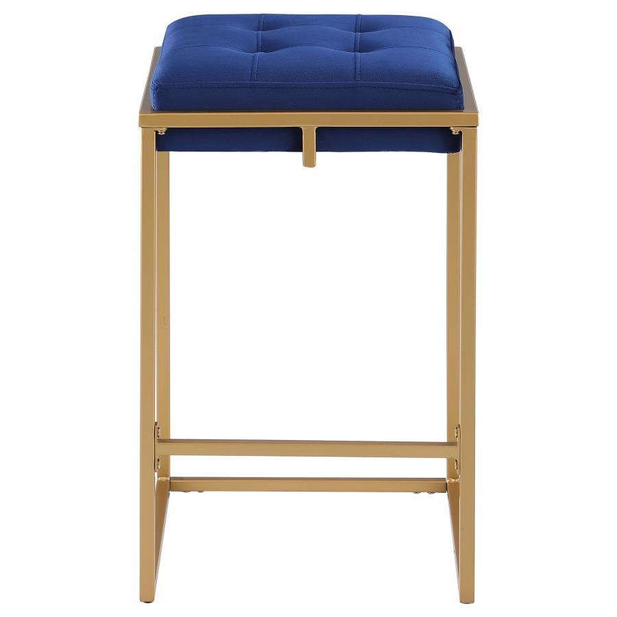 Nadia - Counter Height Stool (Set of 2) - Blue