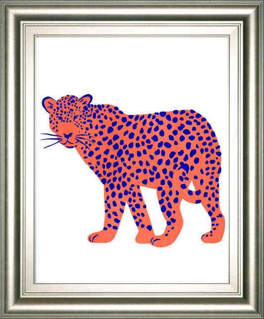 Bright Leopard I By Emma Scarvey 22x26 - Pink