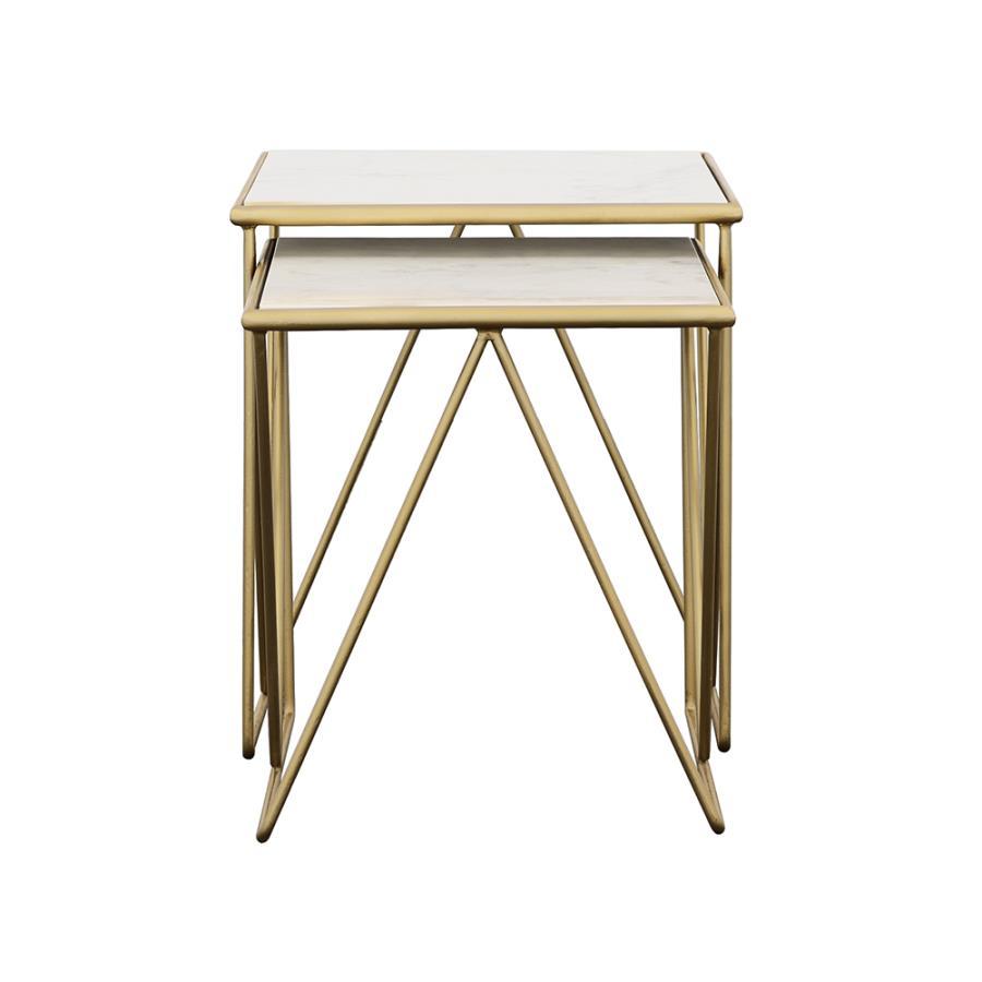 Bette - 2-Piece Nesting Table Set - Yellow