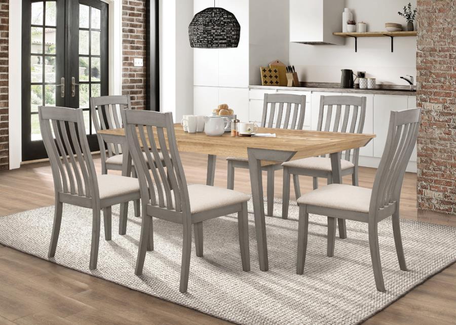 Nogales - 5 Piece Rectangle Dining Set - Light Brown