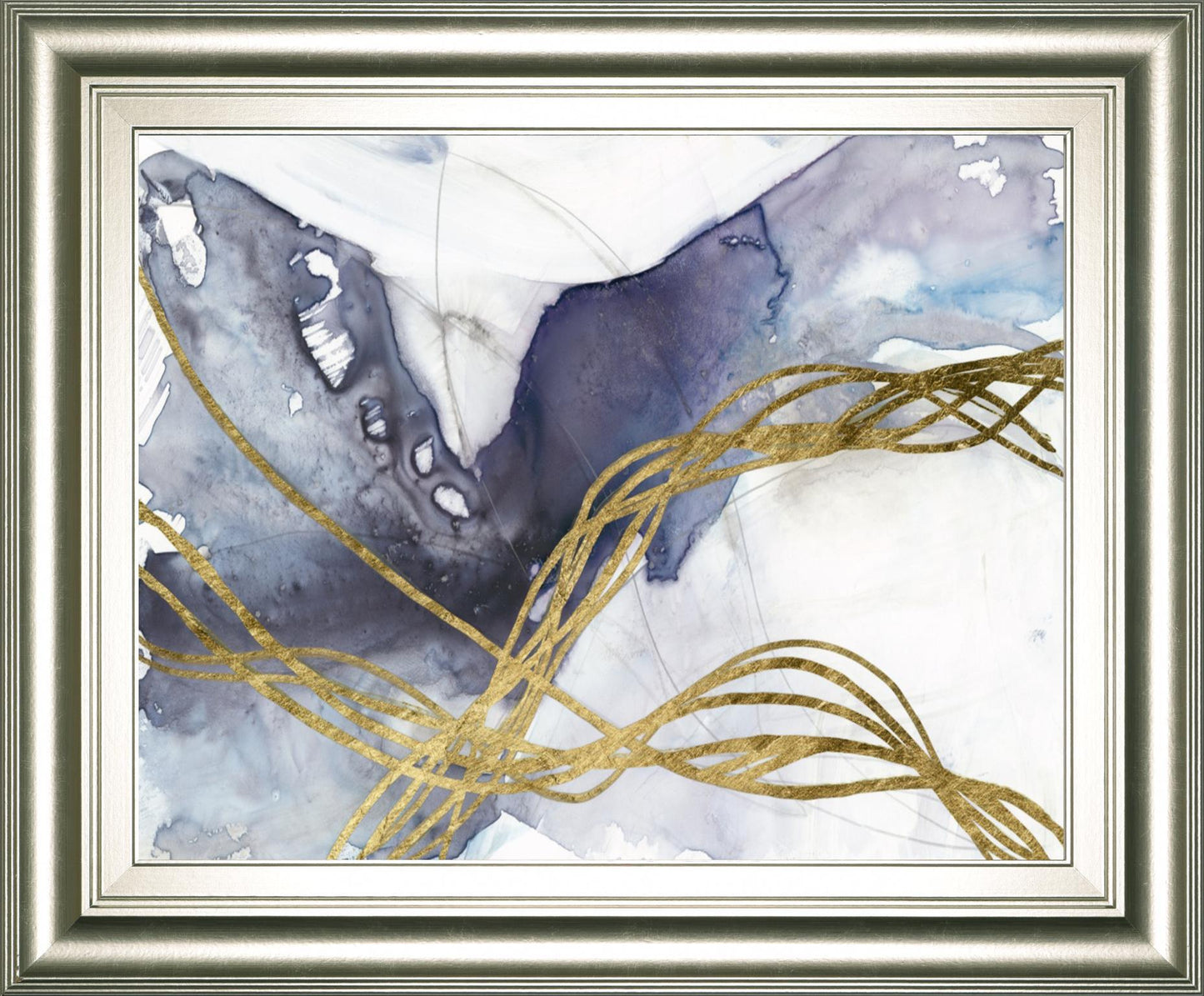 Agate Wave IV By Jennifer Goldberger 22x26 - Blue