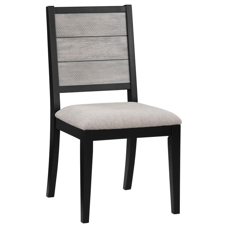 Dining Chair (Set of 2) - Dove Grey / Black