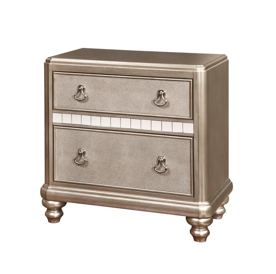 Bling Game - Nightstand - Silver