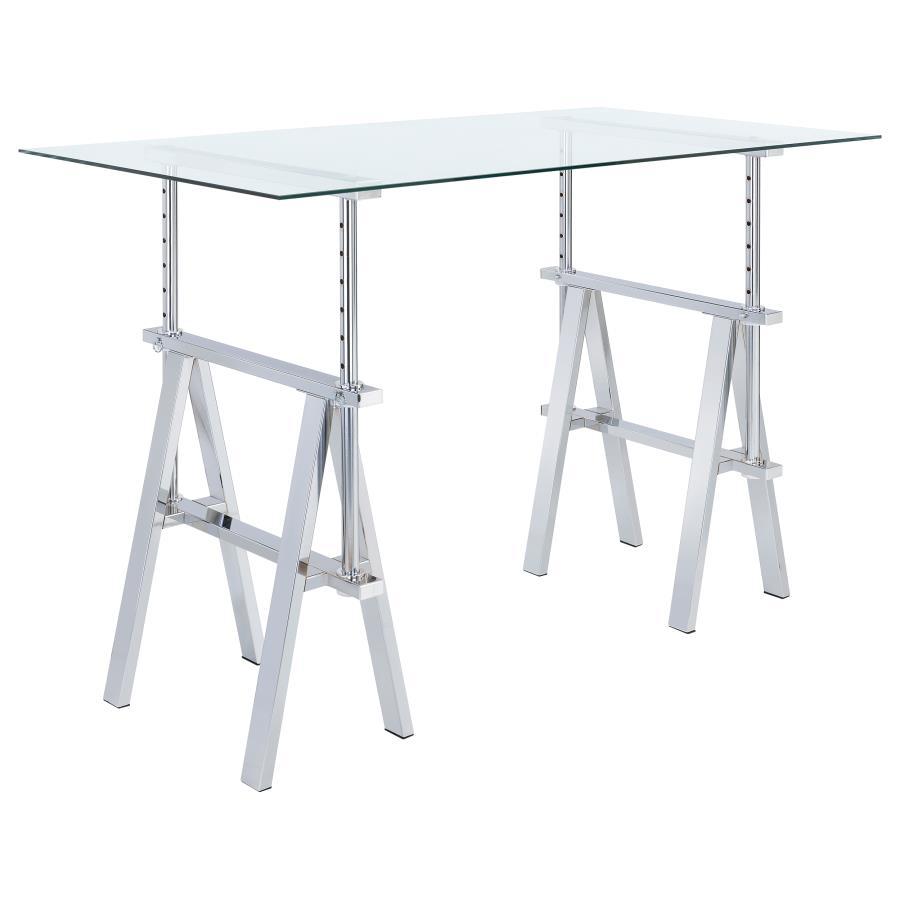 Statham - Writing Desk - Pearl Silver