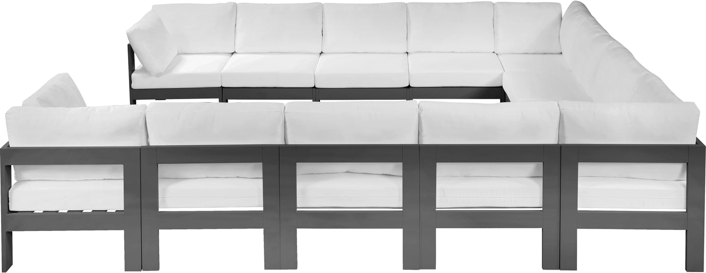 Nizuc - Outdoor Patio Modular Sectional 12 Piece - White