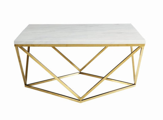 Meryl - Square Coffee Table - White