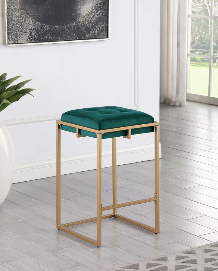 Nadia - Counter Height Stool (Set of 2) - Green