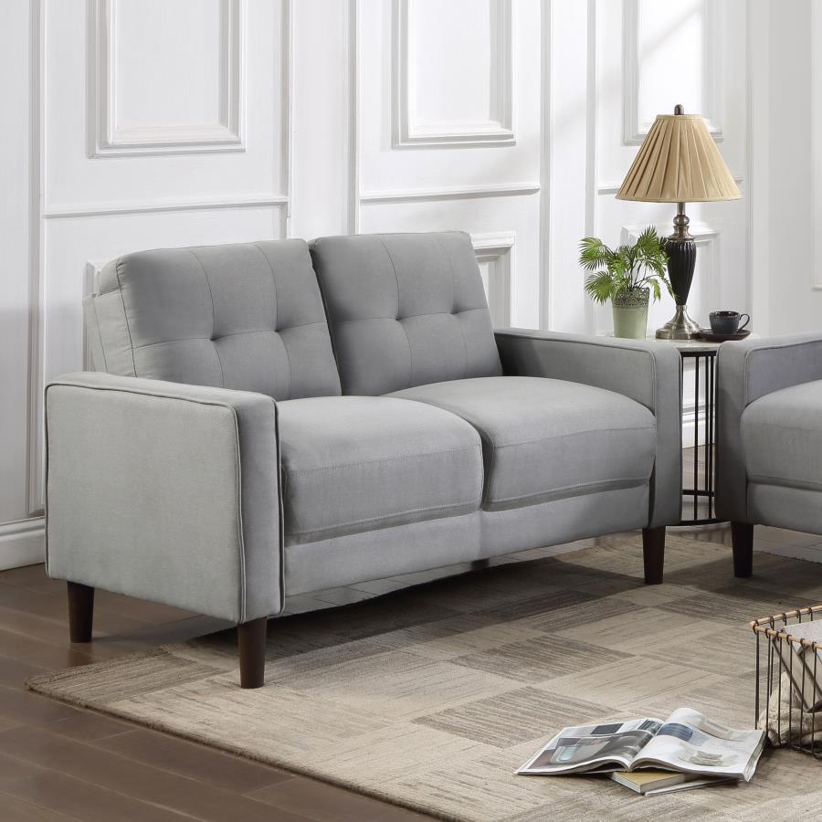 Loveseat - Pearl Silver