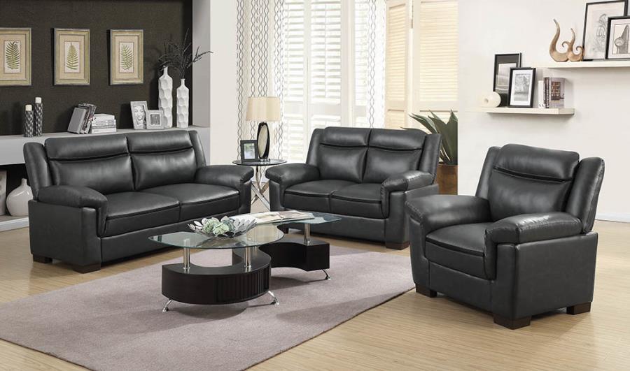 Arabella - Faux Leather Living Room Set