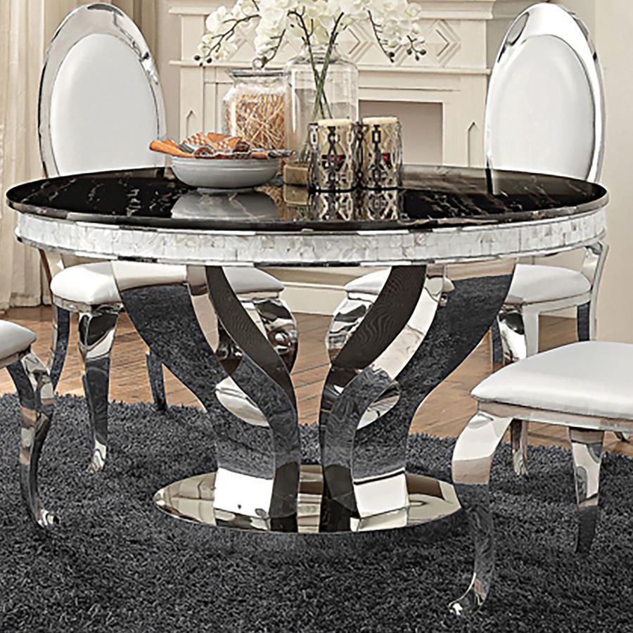 Anchorage - Round Dining Table - Black